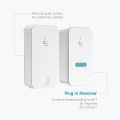 wireless remote bell simple white indoor/outdoor bell for old and kids for home and office